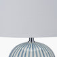 Cannes Blue and White Stripe Ceramic Table Lamp