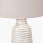 Nya Warm White Scratch Effect Ceramic Table Lamp