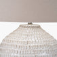 Signe Warm White Linear Textured Ceramic Table Lamp