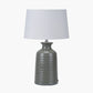 Helka Smokey Green Reactive Glaze Table Lamp