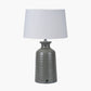 Helka Smokey Green Reactive Glaze Table Lamp