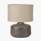 Kai Earth Coloured Textured Ceramic Table Lamp
