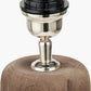 Inaya Natural Tapered Large Wood Table Lamp Base