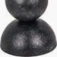 Vala Graphite Metal Textured Effect Ball Table Lamp