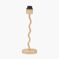 Palau Rattan Wave Table Lamp Base