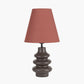 Aylin Bitter Chocolate Gourd Ceramic Table Lamp