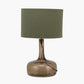 Avani Olive Glass Bottle Table Lamp