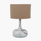 Avani Clear Glass Bottle Table Lamp