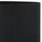 Claudius Nickel Metal Stick Table Lamp Base with Harry 30cm Black Cotton Mix Cylinder Lampshade
