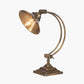 Kensington Antique Brass Metal Arched Arm Task Table Lamp