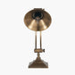 Kensington Antique Brass Metal Arched Arm Task Table Lamp