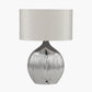 Gemini Silver Etched Ceramic Table Lamp