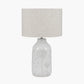 Flora White Floral Ceramic Table Lamp