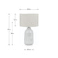 Flora White Floral Ceramic Table Lamp