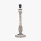 Captiva Grey Wash Mango Wood Table Lamp Base