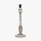 Captiva Grey Wash Mango Wood Table Lamp Base