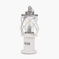 Gibson White Wood Lantern Table Lamp