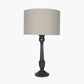 Captiva Antique Black Mango Wood Table Lamp Base