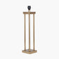 Langston Satin Brass Metal Column Table Lamp Base