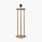 Langston Satin Brass Metal Column Table Lamp Base