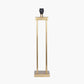 Langston Satin Brass Metal Column Table Lamp Base