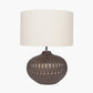 Cassius Bronze Textured Glazed Ceramic Table Lamp
