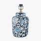 Fleur Blue Floral Ceramic Table Lamp Base
