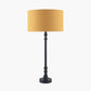 Rhode Matt Black Stick Metal Table Lamp Base
