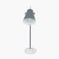 Theia Grey and Satin Nickel Task Table Lamp