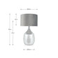 Stellar Mercurial Glass Dual Light Table Lamp