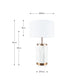 Carrara Marble Effect Ceramic Table Lamp