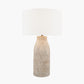 Palawan Stone Grey Feather Stoneware Table Lamp Base