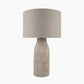 Palawan Stone Grey Feather Stoneware Table Lamp Base