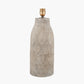 Palawan Stone Grey Feather Stoneware Table Lamp Base