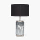 Carrara Grey Marble Effect Ceramic Table Lamp