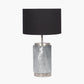 Carrara Grey Marble Effect Ceramic Table Lamp