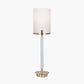 Midland Champagne Gold Metal and Marble Effect Table Lamp