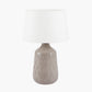 Coco Grey Gloss Arch Design Stoneware Table Lamp Base