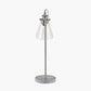 Chaplin Concrete and Brushed Chrome Table Lamp