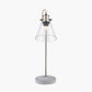 Chaplin Concrete and Brushed Chrome Table Lamp