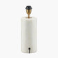 Kiorini White Marble Table Lamp Base