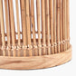 Sorbus Natural Ribbed Small Table Lamp