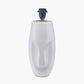 Visage White Face Design Small Stoneware Table Lamp Base