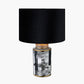 Fenella Black and White Photographic Design Table Lamp Base