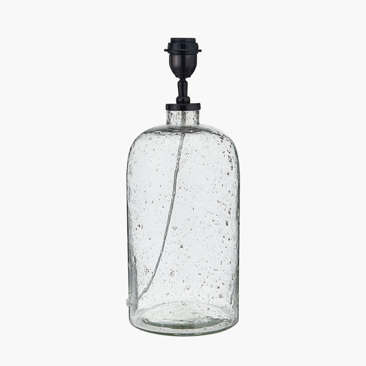 Ophelia Grey Bubble Glass Table Lamp Base