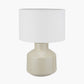 Nora Cream Crackle Effect Table Lamp