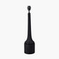 Marin Black Wood Tall Neck Table Lamp Base