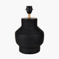 Inna Black Urn Terracotta Table Lamp Base