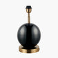Sofia Black and Gold Enamel Table Lamp Base