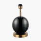 Sofia Black and Gold Enamel Table Lamp Base
